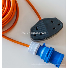 industrial CEE/IEC 16A 230V SCHUKO industrial waterproof double socket outlet